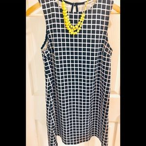 Ginger G Black & White Sleeveless Dress